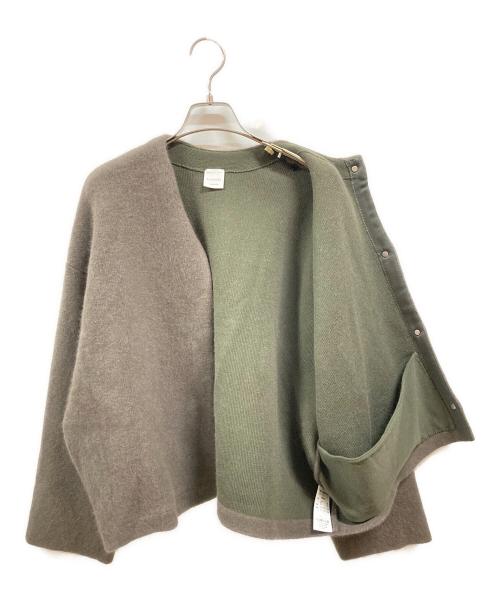 ELENDEEK（エレンディーク）ELENDEEK (エレンディーク) ニットジャケット/エレンディーク/512452600401-01 ブラウン サイズ:Freeの古着・服飾アイテム