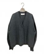 THREE DOTSスリードッツ）の古着「ニットカーディガン/スリードッツ/A028 FW7002Y」｜グレー