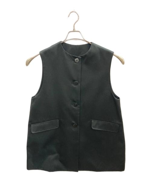 #Newans（ハッシュニュアンス）#Newans (ハッシュニュアンス) チュニックジレ/ハッシュニュアンス/7098106 ブラック サイズ:1の古着・服飾アイテム