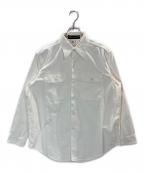 MADISON BLUEマディソンブルー）の古着「HAMPTON BACK SATIN SHIRT/マディソンブルー/MB999-5103」｜ホワイト