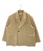 HeRIN.CYEヘリンドットサイ）の古着「Over silhouette jacket/ヘリンドットサイ」｜ベージュ