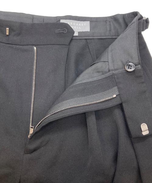 MARGARET HOWELL（マーガレットハウエル）MARGARET HOWELL (マーガレットハウエル) FLUID WOOLパンツ/マーガレットハウエル/578-4242003 ブラック サイズ:1の古着・服飾アイテム