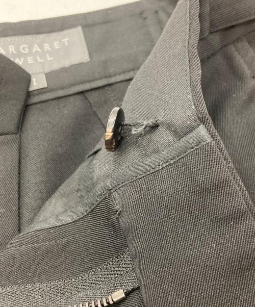 MARGARET HOWELL（マーガレットハウエル）MARGARET HOWELL (マーガレットハウエル) FLUID WOOLパンツ/マーガレットハウエル/578-4242003 ブラック サイズ:1の古着・服飾アイテム