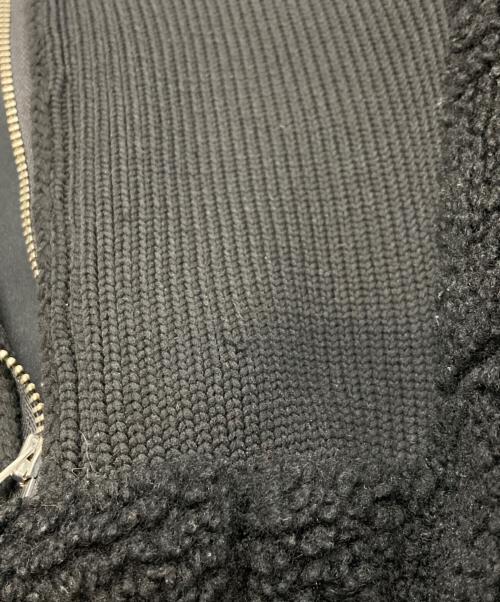 Ameri（アメリ）Ameri (アメリ) SQUARE BOA HALF ZIP TOP/アメリ/01320470800 ブラック サイズ:Freeの古着・服飾アイテム