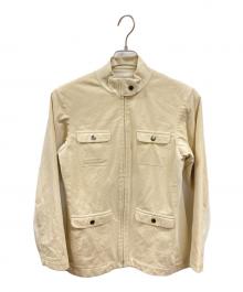 KENZO GOLF（ケンゾー ゴルフ）の古着「レザージャケット　ケンゾー ゴルフ　536V6621」｜アイボリー