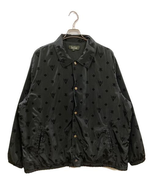 KITH（キス）KITH South2 West8 Columbia (コロンビア) Flocked Monogram Coaches Jacket/キス/サウスツー ウエストエイト/コロンビア/KHM010783 ブラック サイズ:XXLの古着・服飾アイテム