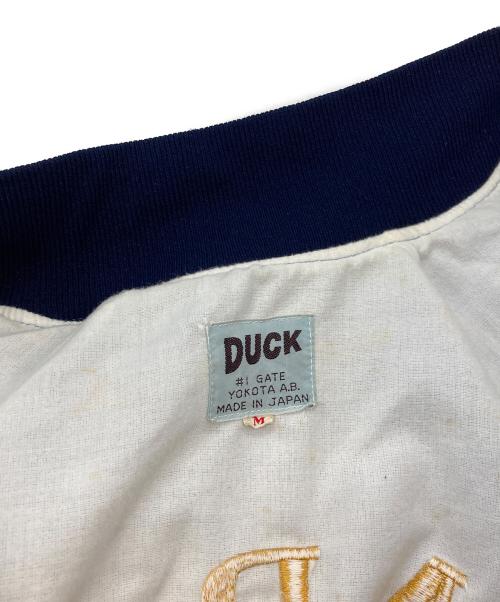 Duck（ダック）Duck (ダック) スカジャン/ダック/YKOTA A.B. 日本製 60’ｓ ブルー サイズ:Mの古着・服飾アイテム