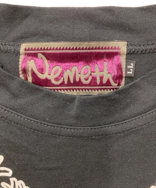 NEMETH（ネメス）NEMETH (ネメス) ローププリントTシャツ/ネメス/1781 ブラック サイズ:LLの古着・服飾アイテム