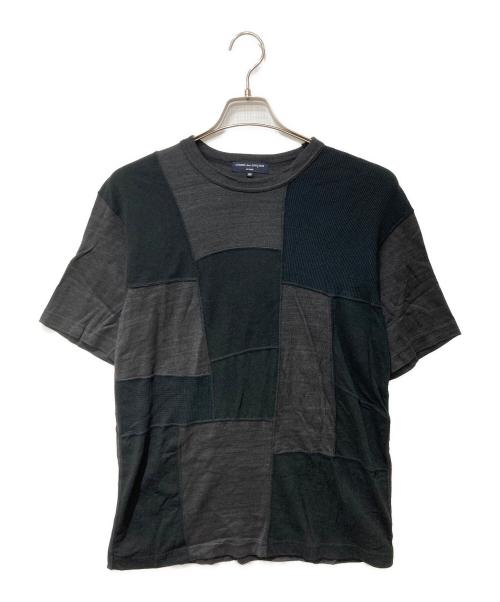 COMME des GARCONS HOMME（コムデギャルソン オム）COMME des GARCONS HOMME (コムデギャルソン オム) パッチワークカットソー ブラック サイズ:Mの古着・服飾アイテム