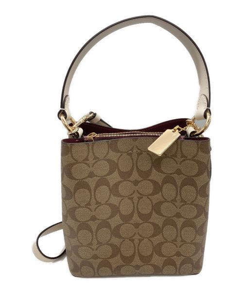 COACH（コーチ）COACH (コーチ) シグネチャーSMタウンバケット/コーチ/B2179-2312 ブラウンの古着・服飾アイテム