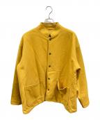 GOLIKE-Oゴライコウ）の古着「スタンドカラージャケット　ゴライコウ　アメリカ製 OSAMU MUTOU 90’ｓ」｜イエロー