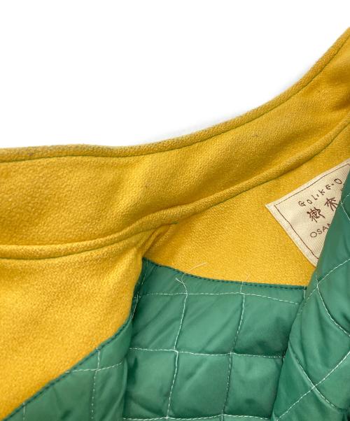 GOLIKE-O（ゴライコウ）GOLIKE-O (ゴライコウ) スタンドカラージャケット　ゴライコウ　アメリカ製 OSAMU MUTOU 90’ｓ イエロー サイズ:不明の古着・服飾アイテム