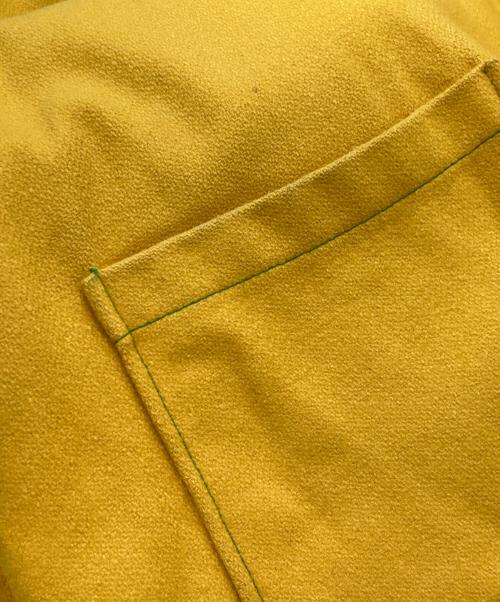 GOLIKE-O（ゴライコウ）GOLIKE-O (ゴライコウ) スタンドカラージャケット　ゴライコウ　アメリカ製 OSAMU MUTOU 90’ｓ イエロー サイズ:不明の古着・服飾アイテム