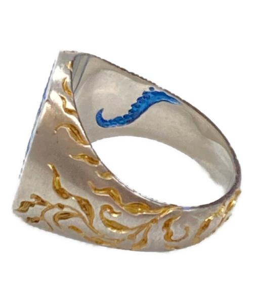 CASTRO SMITH（カストロ スミス）CASTRO SMITH (カストロ スミス) Different Minds' Octopus Signet/オクトパスシグネットリング/カストロ スミス/	SILVER925 シルバー サイズ:21号の古着・服飾アイテム