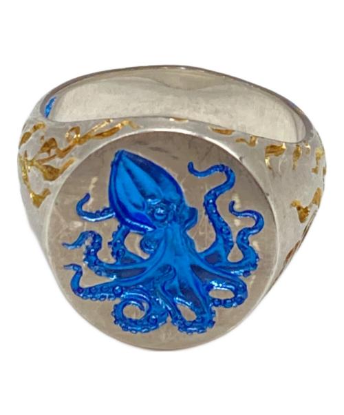 CASTRO SMITH（カストロ スミス）CASTRO SMITH (カストロ スミス) Different Minds' Octopus Signet/オクトパスシグネットリング/カストロ スミス/	SILVER925 シルバー サイズ:21号の古着・服飾アイテム