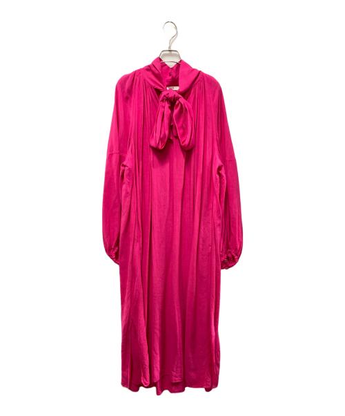 Venit（ヴェニット）Venit (ヴェニット) WOOL RAYON PRODUCTDYE ONE PIECE/ヴェニット/VEE-5137-B ピンク サイズ:38の古着・服飾アイテム