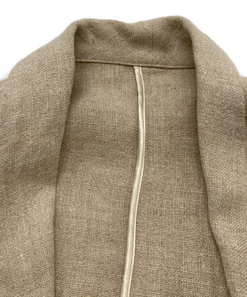 FRAMeWORK（フレームワーク）FRAMeWORK (フレームワーク) ウォッシュリネンガウンコート/フレームワーク/19020220301010 ベージュ サイズ:36の古着・服飾アイテム