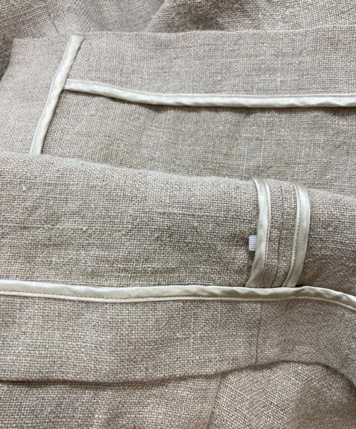 FRAMeWORK（フレームワーク）FRAMeWORK (フレームワーク) ウォッシュリネンガウンコート/フレームワーク/19020220301010 ベージュ サイズ:36の古着・服飾アイテム