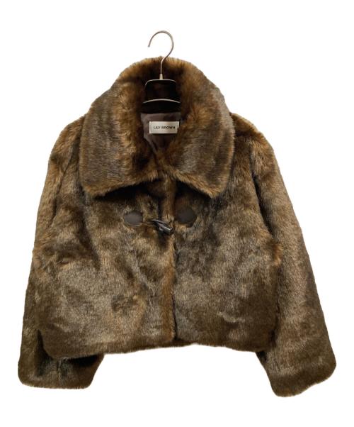 Lily Brown（リリーブラウン）Lily Brown (リリーブラウン) トグルボタンバリエファーコート/リリーブラウン/LWFJ235106 ブラウン サイズ:Freeの古着・服飾アイテム