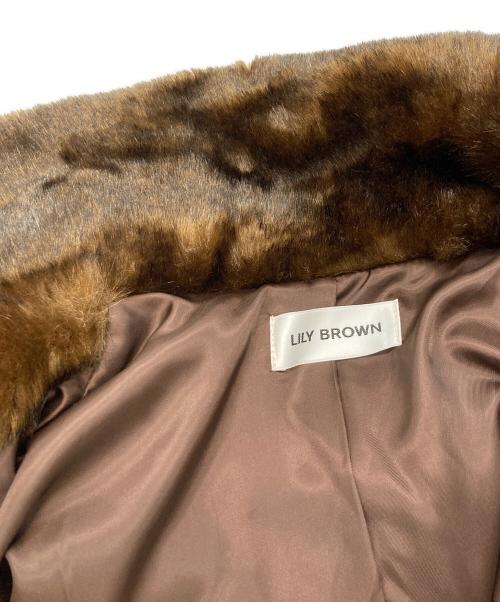 Lily Brown（リリーブラウン）Lily Brown (リリーブラウン) トグルボタンバリエファーコート/リリーブラウン/LWFJ235106 ブラウン サイズ:Freeの古着・服飾アイテム