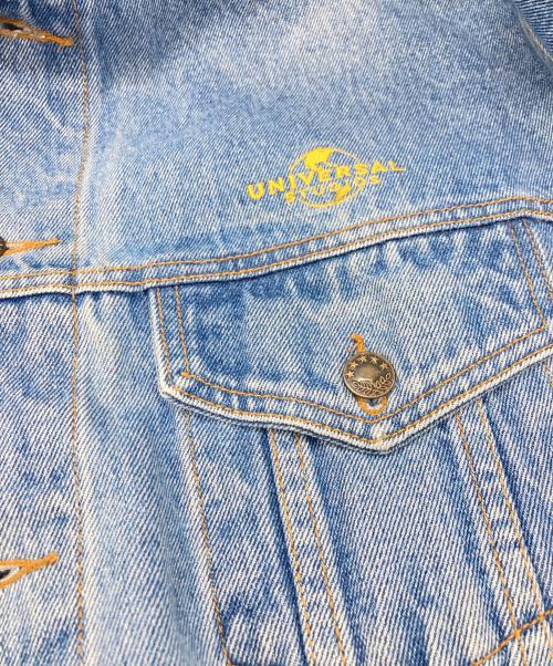 UNIVERSAL STUDIOS（ユニバーサル・スタジオ）UNIVERSAL STUDIOS (ユニバーサル・スタジオ) デニムジャケット　ユニバーサル・スタジオ インディゴ サイズ:Ｌの古着・服飾アイテム