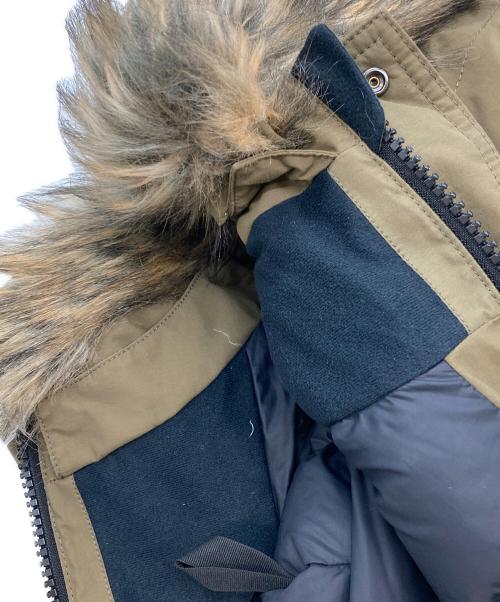 THE NORTH FACE（ザ ノース フェイス）THE NORTH FACE (ザ ノース フェイス) MOUNTAIN DOWN COAT/ザ ノース フェイス/ND91835 カーキ×ブラック サイズ:XSの古着・服飾アイテム