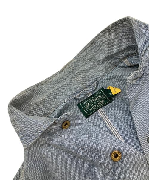 POLO COUNTRY RALPH LAUREN（ポロカントリー ラルフローレン）POLO COUNTRY RALPH LAUREN (ポロカントリー ラルフローレン) カバーオール/ポロカントリー ラルフローレン ブルー サイズ:XSの古着・服飾アイテム