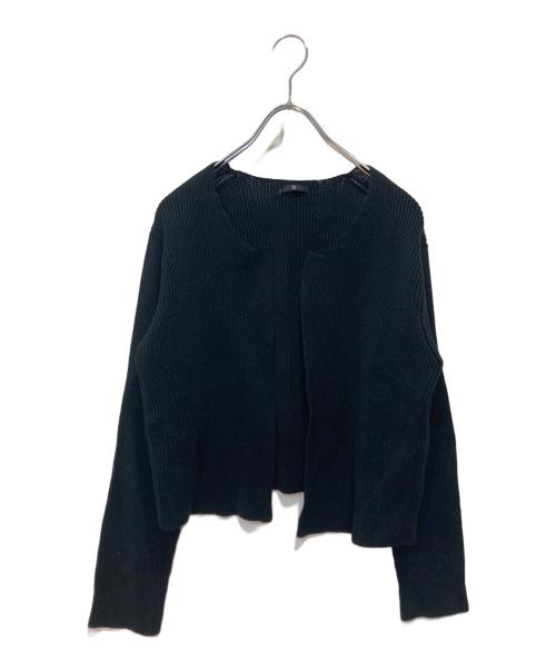 Y's（ワイズ）Y's (ワイズ) ニットカーディガン ブラック サイズ:FREEの古着・服飾アイテム