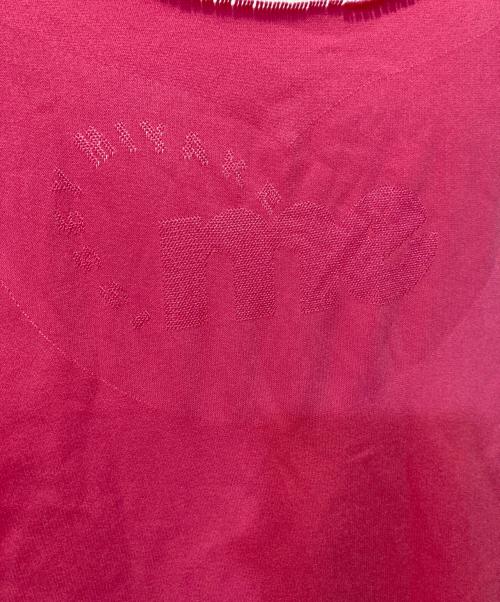 me ISSEY MIYAKE（ミーイッセイ ミヤケ）me ISSEY MIYAKE (ミーイッセイ ミヤケ) ノースリーブニット ピンク サイズ:表記不明の古着・服飾アイテム