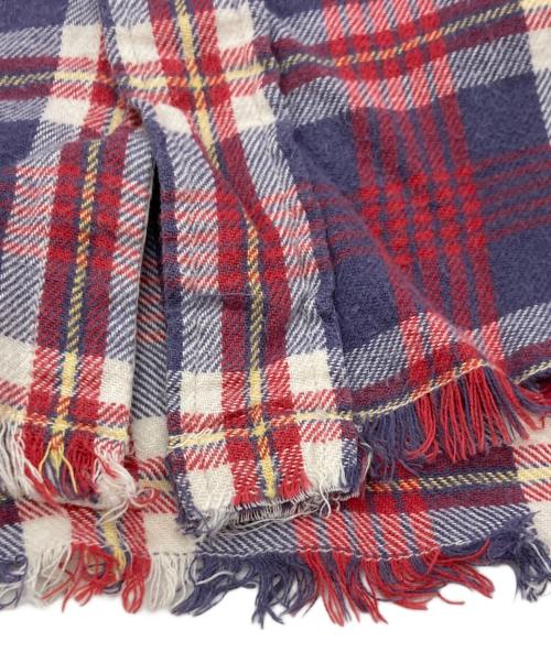 POLO COUNTRY（ポロカントリー）POLO COUNTRY (ポロカントリー) リペア加工チェックネルシャツ レッド サイズ:XSの古着・服飾アイテム