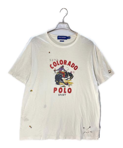 POLO SPORT（ポロスポーツ）POLO SPORT (ポロスポーツ) クラシック フィットコロラドPolo SportTシャツ アイボリー サイズ:Lの古着・服飾アイテム