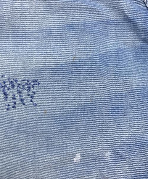 POLO RALPH LAUREN（ポロ・ラルフローレン）POLO RALPH LAUREN (ポロ・ラルフローレン) サイドアジャスターリペア加工ワークパンツ/ポロ・ラルフローレン ブルー サイズ:28/30の古着・服飾アイテム