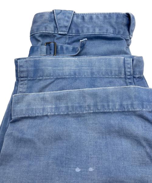 POLO RALPH LAUREN（ポロ・ラルフローレン）POLO RALPH LAUREN (ポロ・ラルフローレン) サイドアジャスターリペア加工ワークパンツ/ポロ・ラルフローレン ブルー サイズ:28/30の古着・服飾アイテム