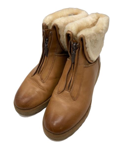 UGG（アグ）UGG (アグ) W CALEIGHブーツ ブラウン サイズ:26cmの古着・服飾アイテム