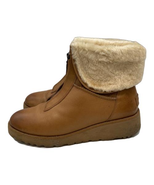 UGG（アグ）UGG (アグ) W CALEIGHブーツ ブラウン サイズ:26cmの古着・服飾アイテム