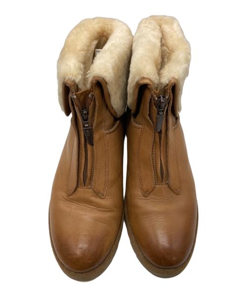 UGG（アグ）UGG (アグ) W CALEIGHブーツ ブラウン サイズ:26cmの古着・服飾アイテム