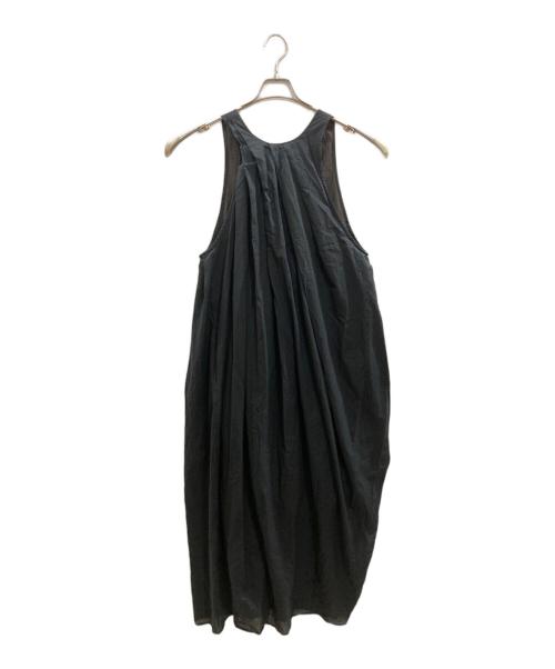 THINGS THAT MATTER（シングスザットマター）THINGS THAT MATTER (シングスザットマター) COTTON SILK SLEEVE-LESS MAXI DRESS/シングスザットマター/0582TM0165P ブラック サイズ:Freeの古着・服飾アイテム