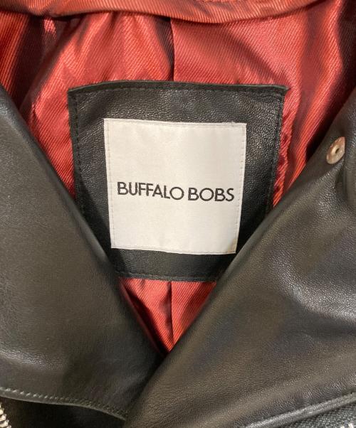 BUFFALO BOBS（バッファローボブズ）BUFFALO BOBS (バッファローボブズ) ダブルライダースジャケット ブラック サイズ:2の古着・服飾アイテム