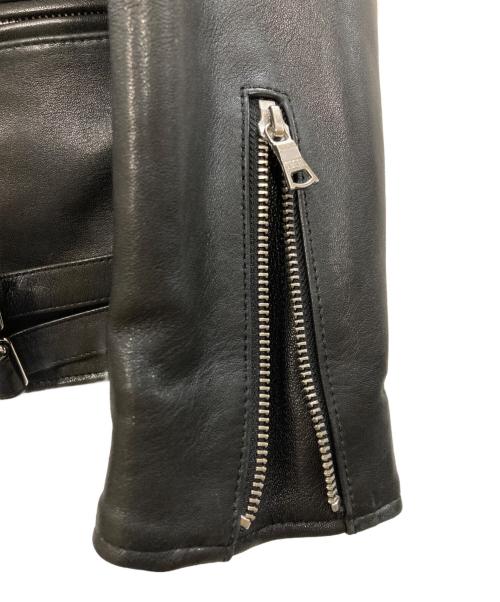 BUFFALO BOBS（バッファローボブズ）BUFFALO BOBS (バッファローボブズ) ダブルライダースジャケット ブラック サイズ:2の古着・服飾アイテム