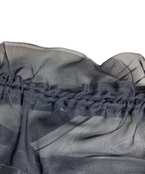 Snidel（スナイデル）Snidel (スナイデル) Sustainableオーガンジーブルゾン ブラック サイズ:FREEの古着・服飾アイテム