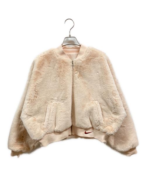 NIKE（ナイキ）NIKE (ナイキ) NSW ファックス ファー ボンバー ジャケット/ナイキ/FB8693-838 ピンク サイズ:Ｍの古着・服飾アイテム