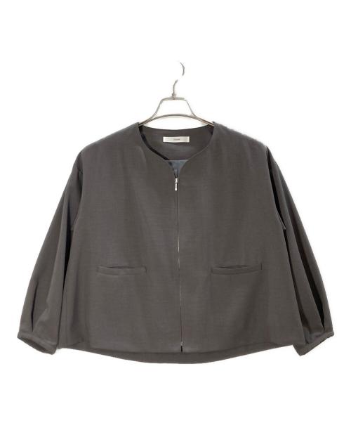 kelen（ケレン）kelen (ケレン) DESIGN NECK JACKET “LONICA” グレー サイズ:Sの古着・服飾アイテム