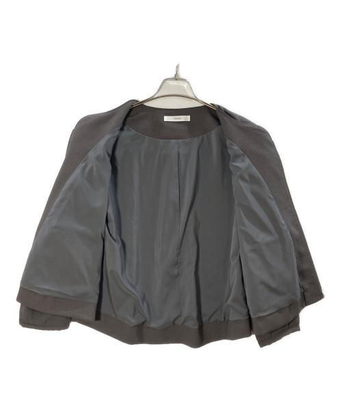 kelen（ケレン）kelen (ケレン) DESIGN NECK JACKET “LONICA” グレー サイズ:Sの古着・服飾アイテム