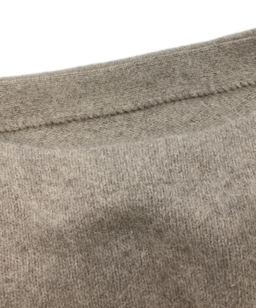 RIVE DROITE（リヴドロワ）RIVE DROITE (リヴドロワ) ヘアリーヤーンボートネックニット/リヴドロワ/RDZ10A2405A0002 ベージュ サイズ:Freeの古着・服飾アイテム