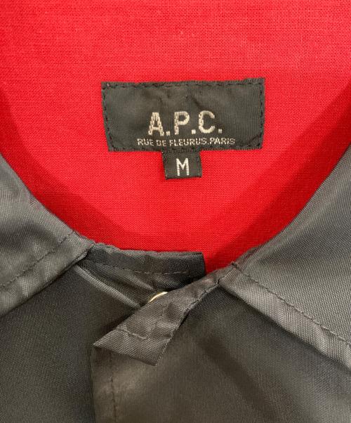A.P.C.（アーペーセー）A.P.C. (アーペーセー) コーチジャケット ブラック サイズ:Mの古着・服飾アイテム