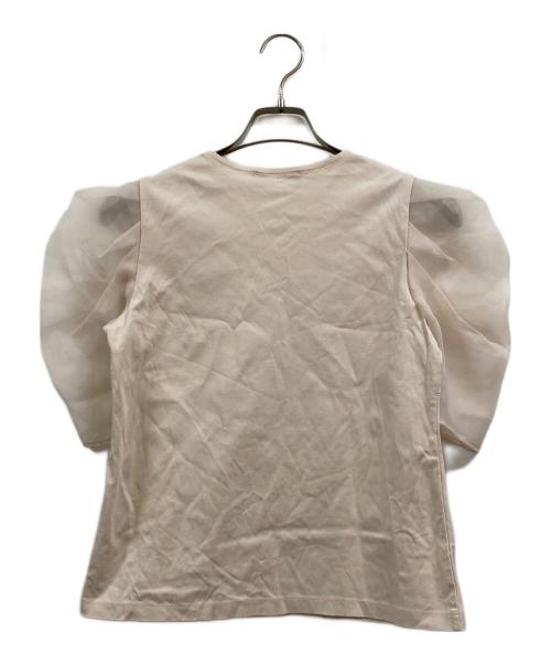 CELFORD（セルフォード）CELFORD (セルフォード) シアーパワショルカットソー ベージュ サイズ:36の古着・服飾アイテム