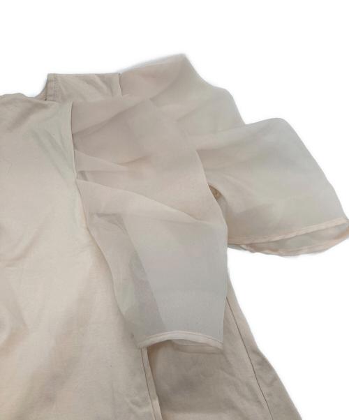 CELFORD（セルフォード）CELFORD (セルフォード) シアーパワショルカットソー ベージュ サイズ:36の古着・服飾アイテム