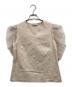CELFORD（セルフォード）の古着「シアーパワショルカットソー」｜ベージュ