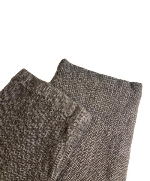 COMME des GARCONS HOMME PLUS（コムデギャルソンオムプリュス）COMME des GARCONS HOMME PLUS (コムデギャルソンオムプリュス) ヘリンボーンスラックス ブラウン サイズ:Mの古着・服飾アイテム