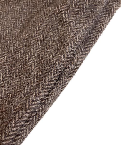 COMME des GARCONS HOMME PLUS（コムデギャルソンオムプリュス）COMME des GARCONS HOMME PLUS (コムデギャルソンオムプリュス) ヘリンボーンスラックス ブラウン サイズ:Mの古着・服飾アイテム